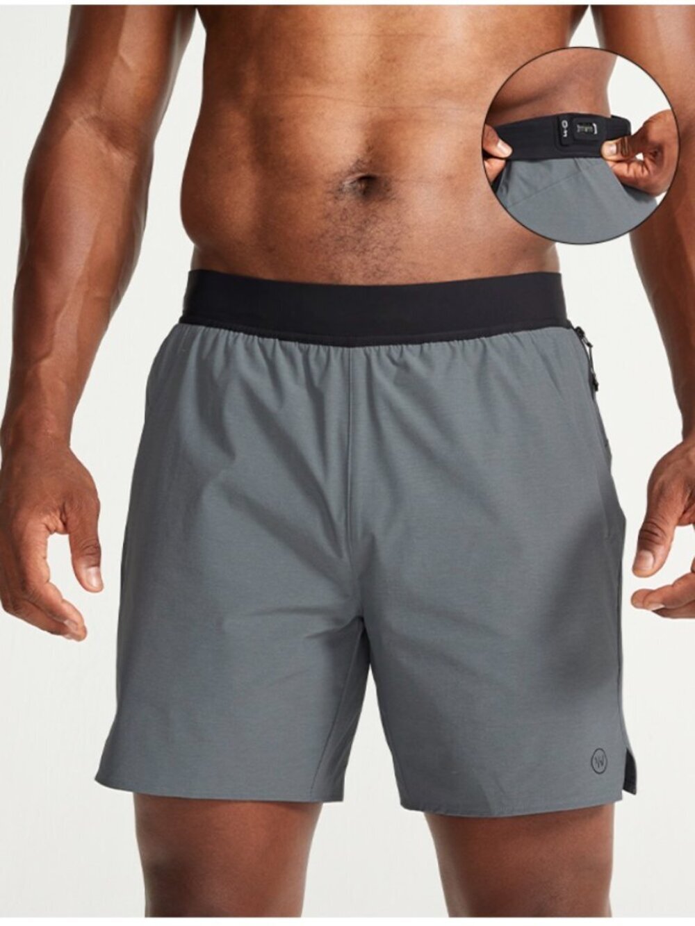 4.0 Whoop Perfomance Short Smart Apparel Heather Grey Size L